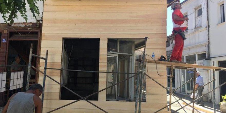 Tarihi Ticaret Merkezi Restorasyon Çalışması Devam Ediyor