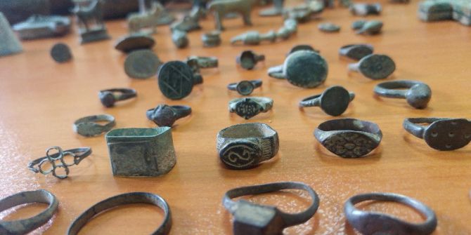 Jandarma Ele Geçirdiği Tarihi Eserleri Müzeye Teslim Etti