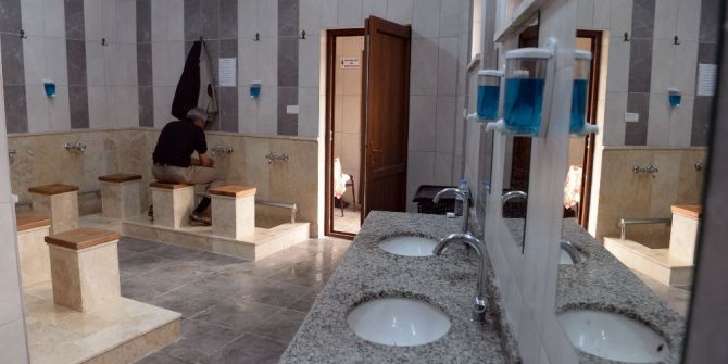 Yunuseli Merkez Camii Yeni Şadırvana Kavuştu