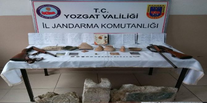 Yozgat’ta 42 Parça Tarihi Eser Ele Geçirildi