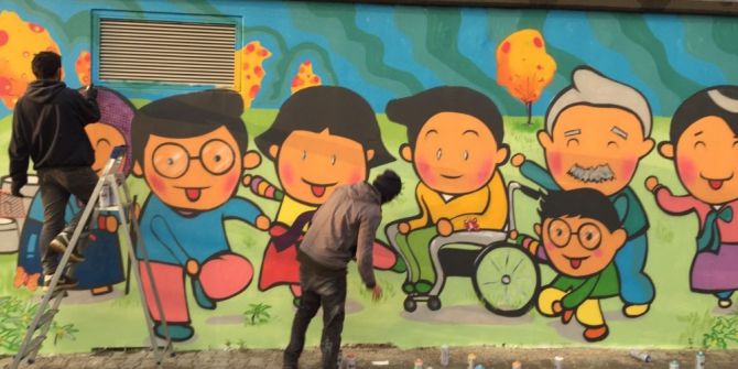 Üniversite Öğrencileri Sokak Duvarlarını Renklendirdi