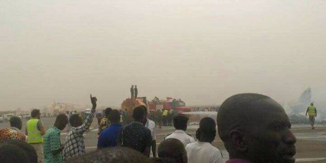 Güney Sudan’da Uçak Düştü