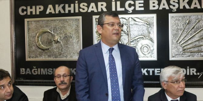 Chp’li Özgür Özel Ve Selin Sayek Böke Akhisar’da Konuştu