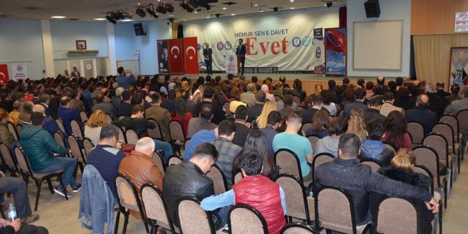 Milas’ta “Memur-sen’e Davet, Tercihimiz Evet” Buluşması Gerçekleştirildi