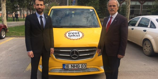 Başkan Altepe, "Evet Taksi" İle Yollarda