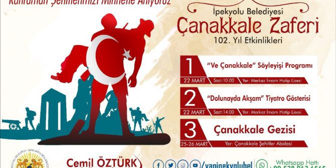 İpekyolu Belediyesinden ‘Çanakkale’ Etkinlikleri