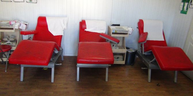 Kan Bağış İstasyonuna Giren Hırsız Çalacak Bir Şey Bulamayınca Ortalığı Dağıttı