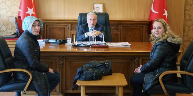 Öğrenci Velileri Vali Kamçı’yı Makamında Ziyaret Etti