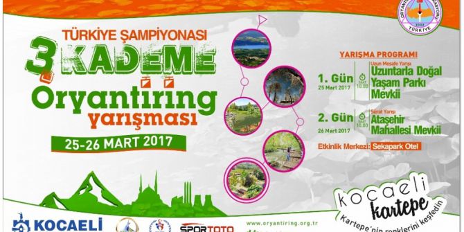 Oryantiring Yarışması Kartepe Uzuntarla Doğal Yaşam Parkında Yapılacak