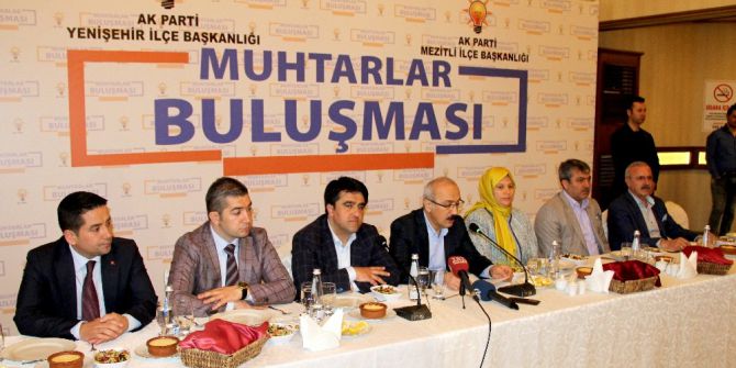 Bakan Elvan, Muhtarlarla Bir Araya Geldi