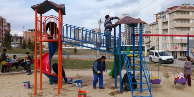 Edirne’de Parklar Yenileniyor