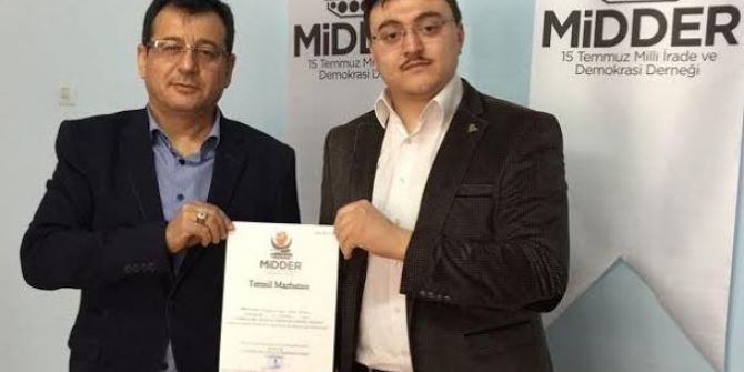15 Temmuz Milli İrade Ve Demokrasi Derneği Tepebaşı İlçe Temsiliciğine Zekai Aydın Atandı