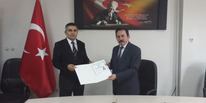 Kaymakamdan Emniyet Personeline Başarı Belgesi