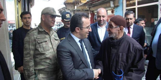 Vali Çataklı, Esnaflara Ziyarette Bulundu