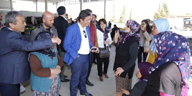 Başkan Genç, Milletvekili Kök İle Birlikte Referandum Çalışmasına Katıldı