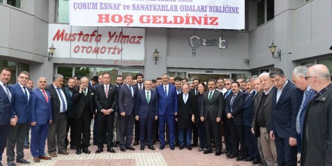 Bakan Ağbal, Esnafla Buluştu