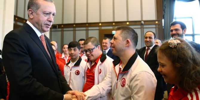 Cumhurbaşkanı Erdoğan Down Sendromlu Çocukları Kabul Etti