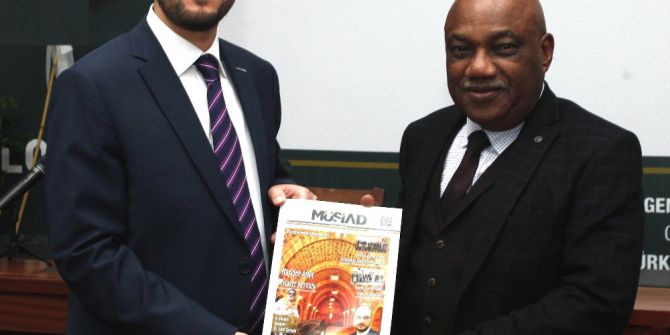 Büyükelçi Tshidimba’dan Başkan Okka’ya Ziyaret