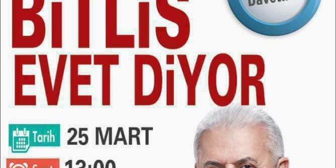 Başbakan Binali Yıldırım Bitlis’e Geliyor