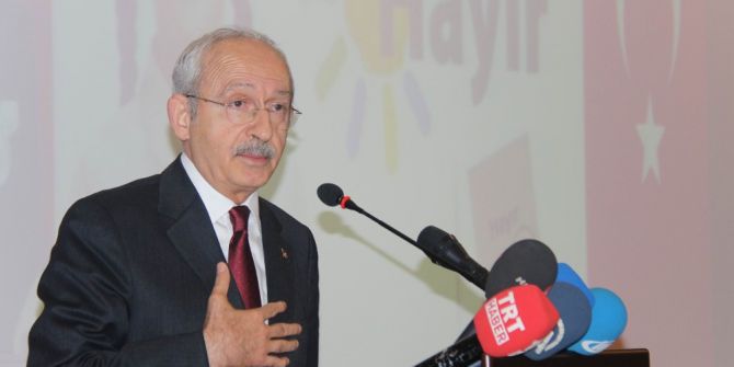 Kılıçdaroğlu: "Referandumda Kimse Kahveye Konken Ve Taş Oynamaya Gitmesin”