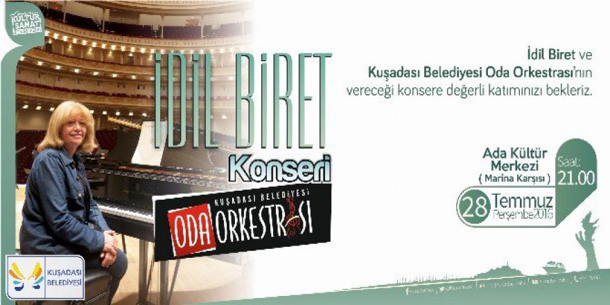 İdil Biret, 28 Temmuz’da Kuşadası’nda Konser Verecek