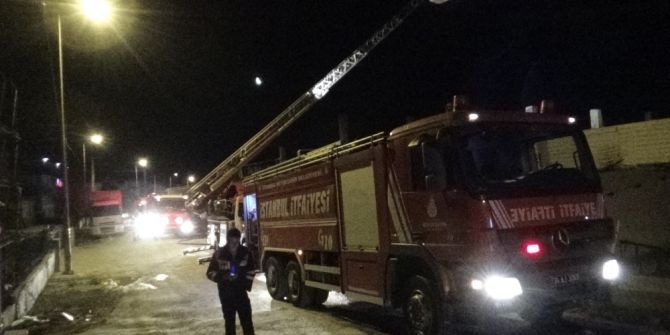 Silivri’de Fabrika Yangını