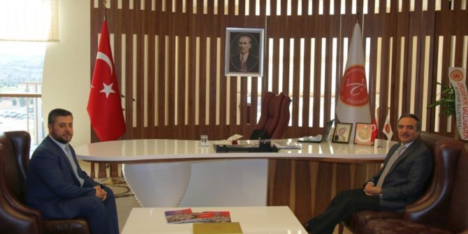 İl Genel Meclis Başkanı Özgün, Rektör Bağlı’yı Ziyaret Etti