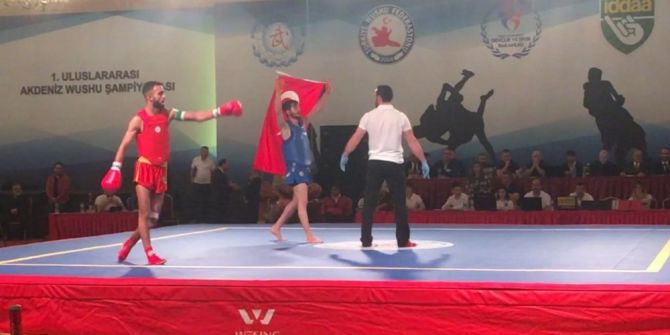 Seyhan Belediyesporlu Aydın Yıkılmaz, Wushu Şampiyonu Oldu