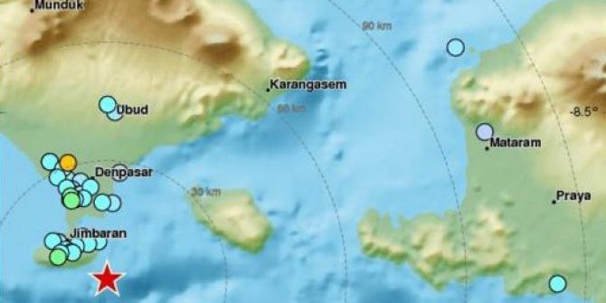 Bali Adasında 6.4 Büyüklüğünde Deprem Meydana Geldi