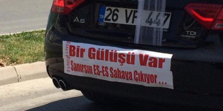 Eskişehirspor Sevdasını Gelin Arabasının Arkasına Yazdı