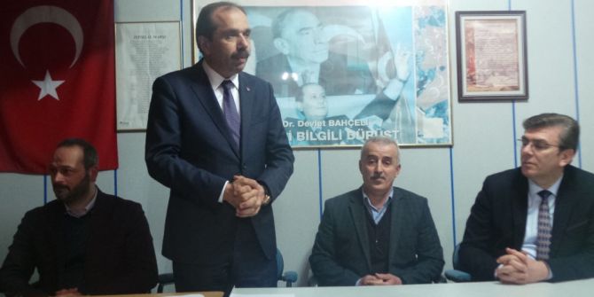 Milletvekili Muhammet Balta’dan, Mhp Vakfıkebir İlçe Başkanlığı’na Ziyaret