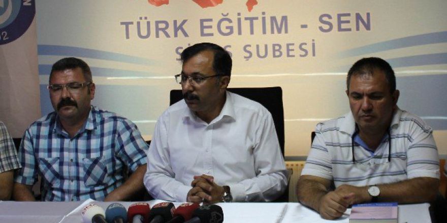 Türk Eğitim-sen Sivas Şube Başkanı Eryıldız: