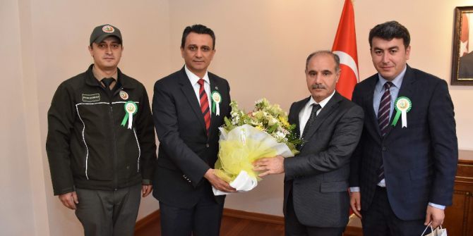Ormancılardan Vali Aktaş’a Ziyaret