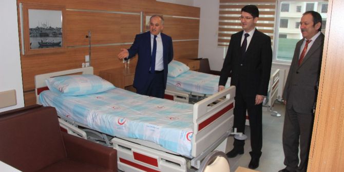 Kaymakam Türköz Yeni Hastanede İncelemelerde Bulundu