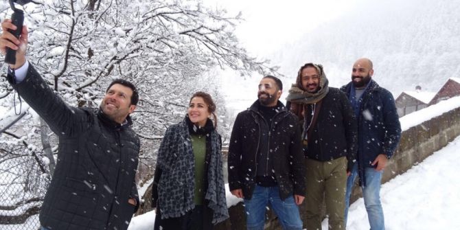 Kuveytli Turizmcilerin Kar Keyfi