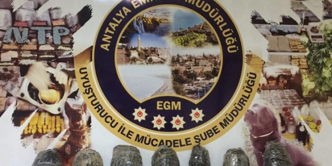Antalya’da Uyuşturucu Operasyonu