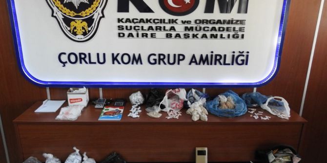 Çorlu’da Zehir Tacirlerine Operasyon