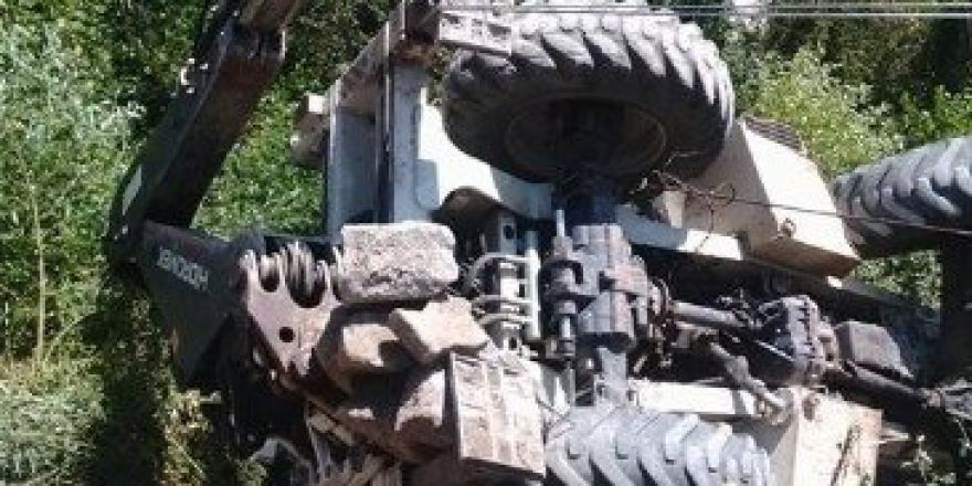 Bartın’da İş Makinesi Operatörü Ölümden Döndü