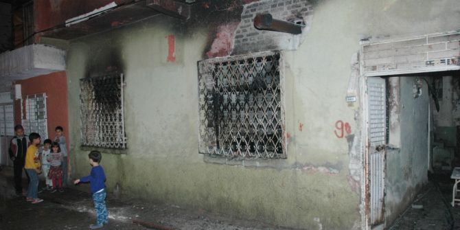 Ailesiyle Tartıştı Evi Yaktı