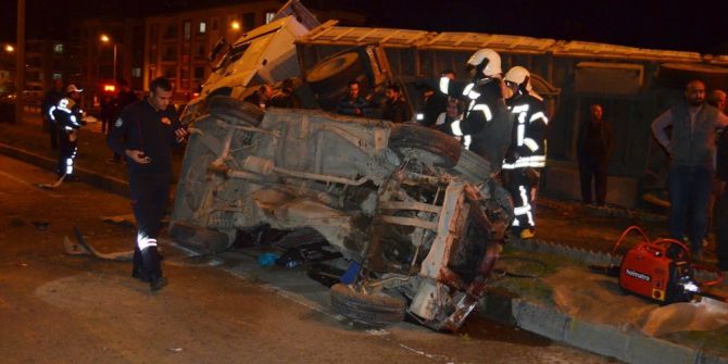 Kula’da Trafik Kazası: 1 Yaralı
