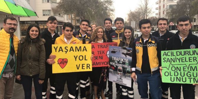 Sağlık Lisesi Öğrencilerinden Gerçeği Aratmayan Tatbikat
