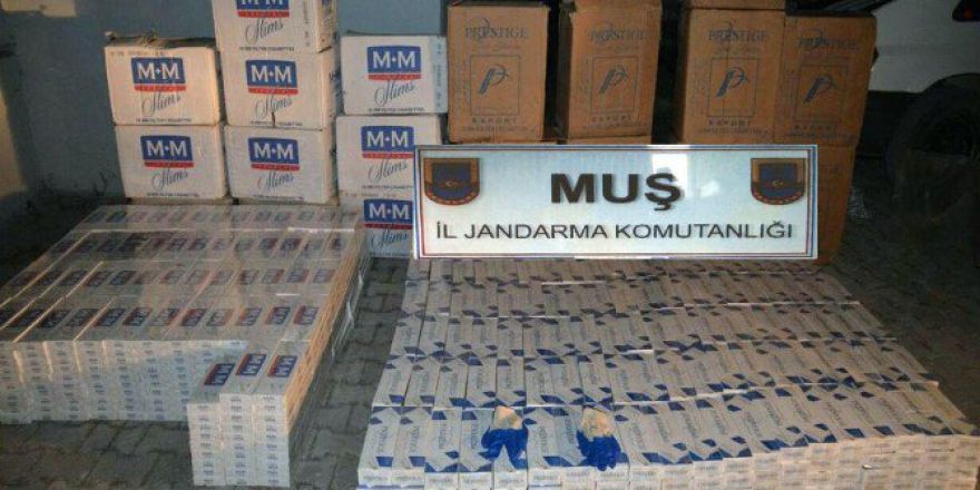 Muş’ta Kaçak Sigara Operasyonu