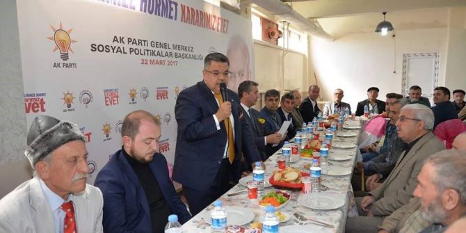 Başkan Yağcı Ve Ak Parti İl Teşkilatı Üyeleri Yaşlılarla Bir Araya Geldi