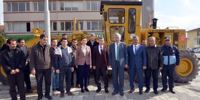 Yeşilyurt’ta Greyder Sevinci