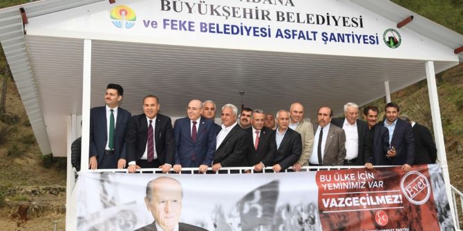 Feke Asfalt Üretim Şantiyesi Açıldı
