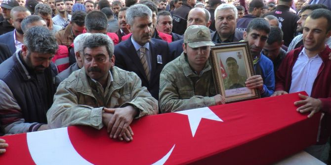 Şehit Asker Son Yolculuğuna Uğurlanıyor