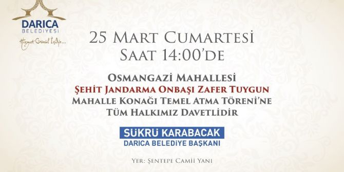 Darıca Mahalle Konaklarına Kavuşuyor
