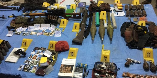 Ağrı’da Teröristlere Ait Mühimmat Bulundu