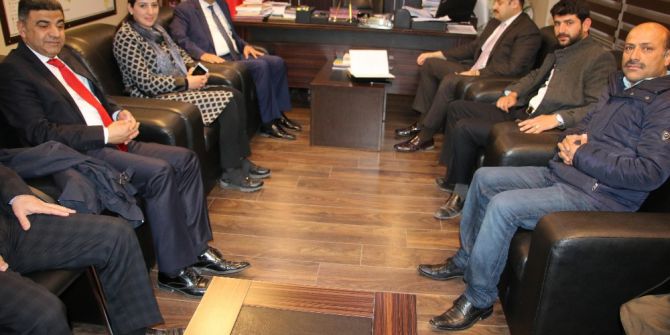 Tbmm Avrupa Birliği Uyum Komisyonu Başkanı Kasım Gülpınar, Başkan Demirkol’u Ziyaret Etti