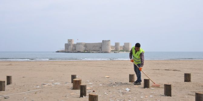Kızkalesi Sahilleri Yaza Hazırlanıyor